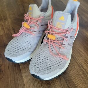 Adidas Gray and Orange Sneakers